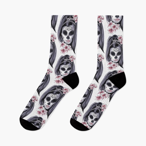 Item preview, Gothic Sugar Skull Halloween Skeleton Face designed and sold by KL14.