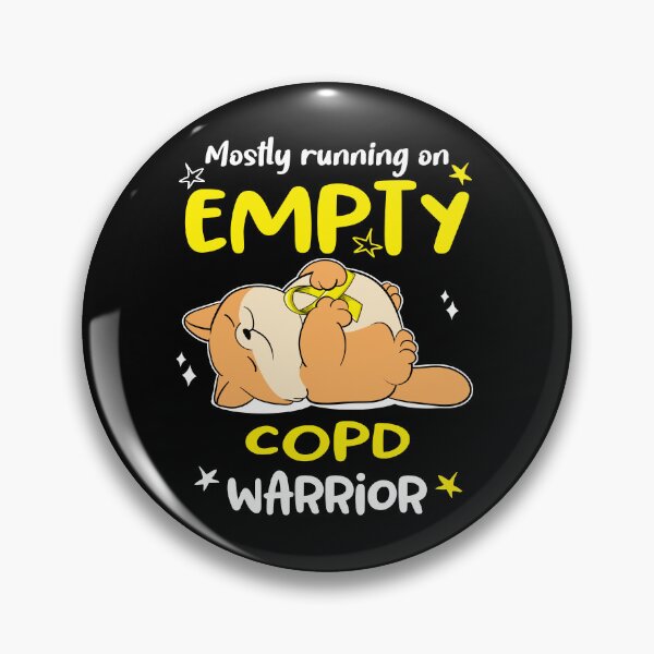 Item preview, Mostly running on Empty COPD Warrior designed and sold by ElizabethS809.