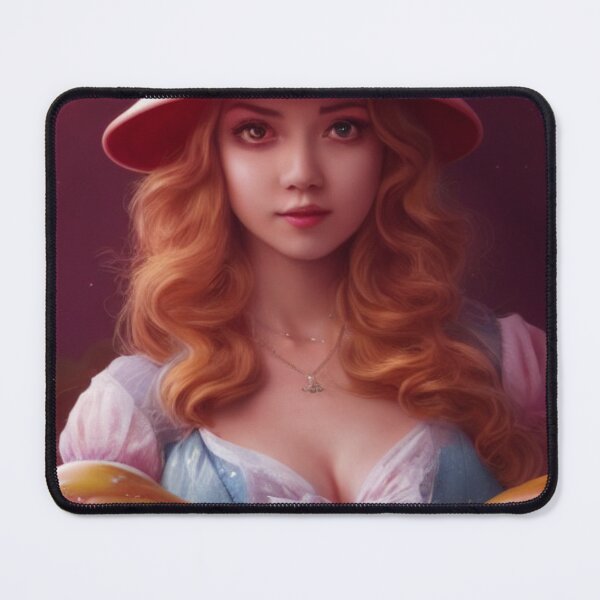 Item preview, Beautiful Princess Collecting Mushrooms AI Generated Art designed and sold by botprompts.