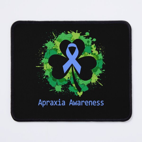 Item preview, Apraxia Awareness Clover Ribbon Happy Patricks Day Support Apraxia Warrior Gifts designed and sold by Tammyilaria.