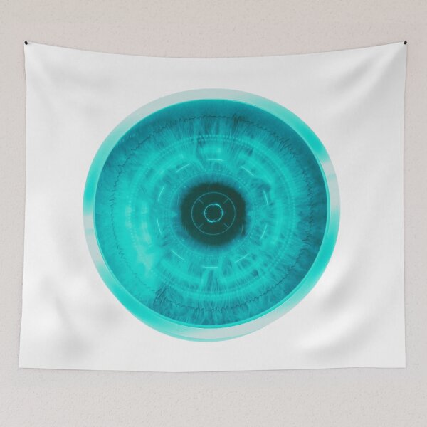 Item preview, Turquoise Neon Cyber Eye design designed and sold by Dven-Clothes.