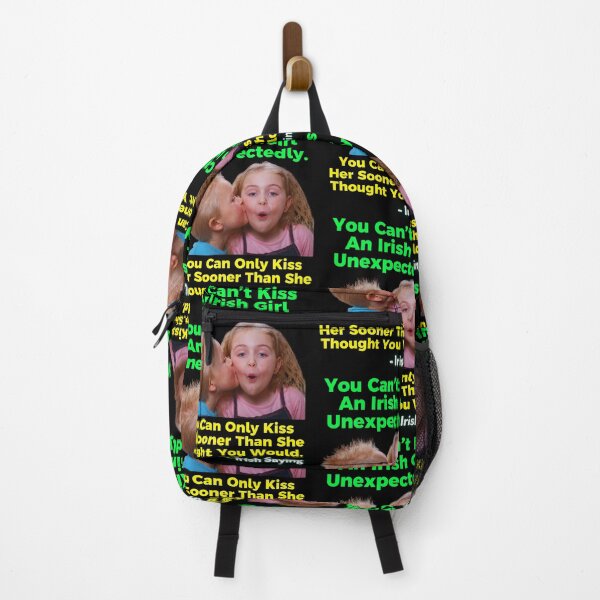 Item preview, Irish Proverb - You Can’t Kiss An Irish Girl Unexpectedly. You Can Only Kiss Her Sooner Than She Thought You Would. designed and sold by IrishProverbs.