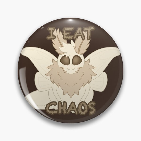 Item preview, I Eat Chaos ( Silk Moth ) designed and sold by Contaminated Cryptid.
