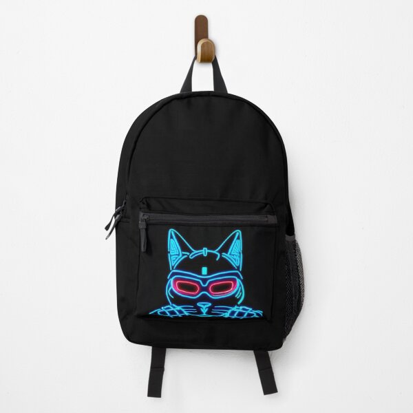 Item preview, Neon Cyberpunk Cat in Red Glasses designed and sold by Spellrise.