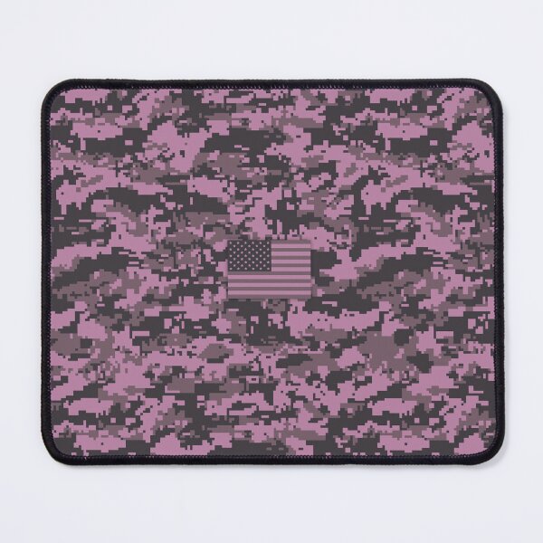 Item preview, Pink Digital Camouflage design with USA flag designed and sold by RichDesignPro.