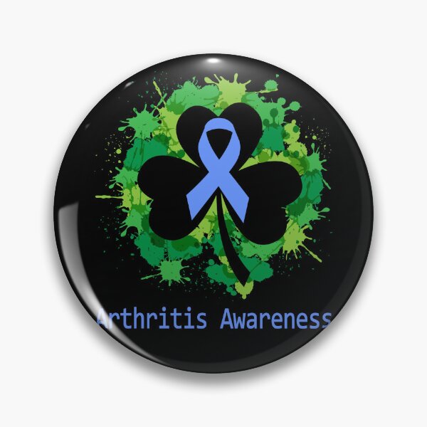 Artikelvorschau, Arthritis-Bewusstseins-Klee-Band-glücklicher Patricks-Tagesstützarthritis-Krieger-Geschenke entworfen und verkauft von Tammyilaria.