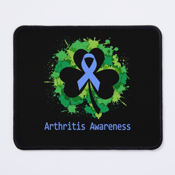 Item preview, Arthritis Awareness Clover Ribbon Happy Patricks Day Support Arthritis Warrior Gifts designed and sold by Tammyilaria.