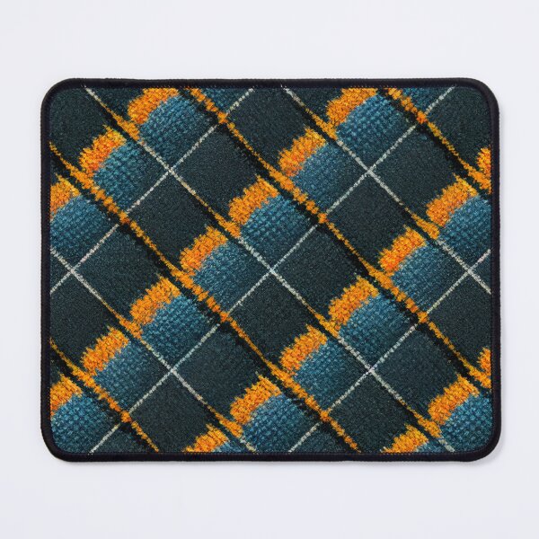 Item preview, Blue and Yellow Diagonal Tartan designed and sold by BuraxisDesigns.