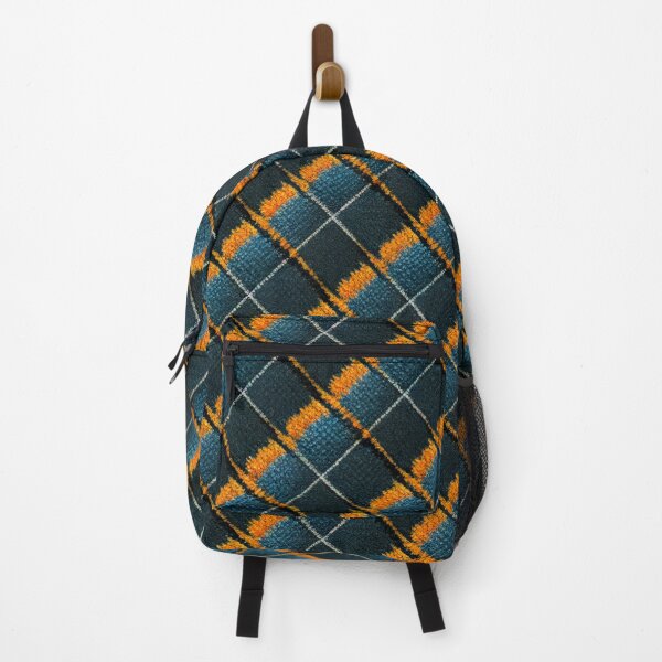 Item preview, Blue and Yellow Diagonal Tartan designed and sold by BuraxisDesigns.