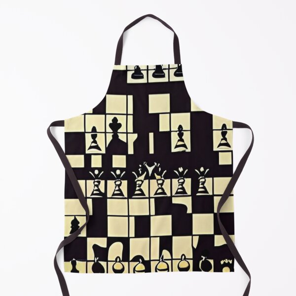 Item preview, Black and Yellow Chess Squares designed and sold by ~.