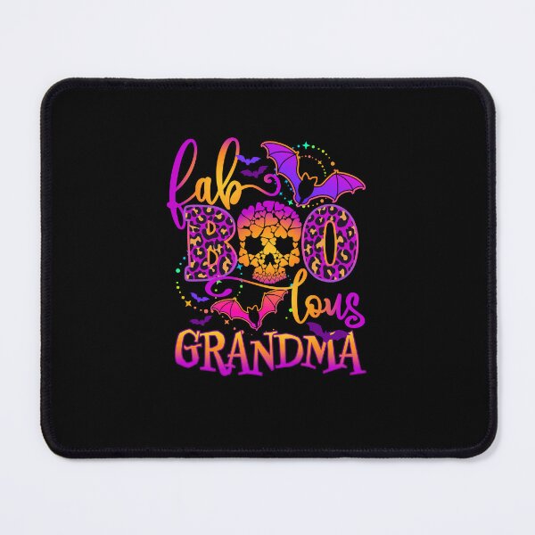 Item preview, Faboolous Grandma Halloween Skull and Bats designed and sold by HoneyHue.