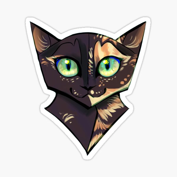 Tortoiseshell Cat Sticker – Artful Pixels