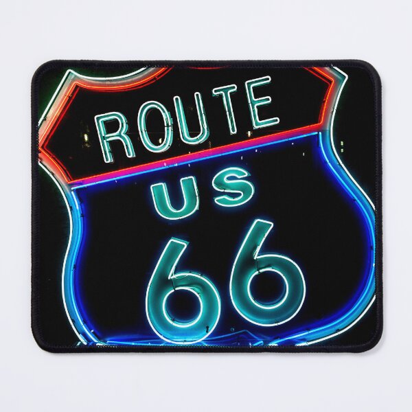 Item preview, Route 66 Neon Sign Photo designed and sold by Happy-Trails.