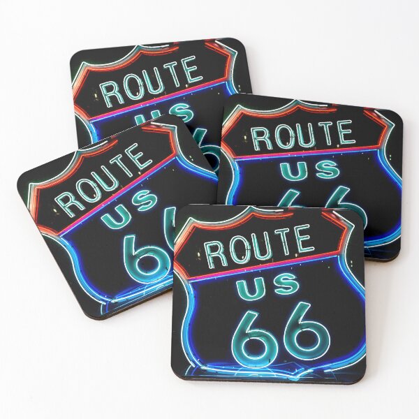 Item preview, Route 66 Neon Sign Photo designed and sold by Happy-Trails.