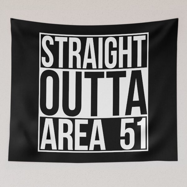 Item preview, Straight Outta AREA 51 designed and sold by The Vintage Retro Store.