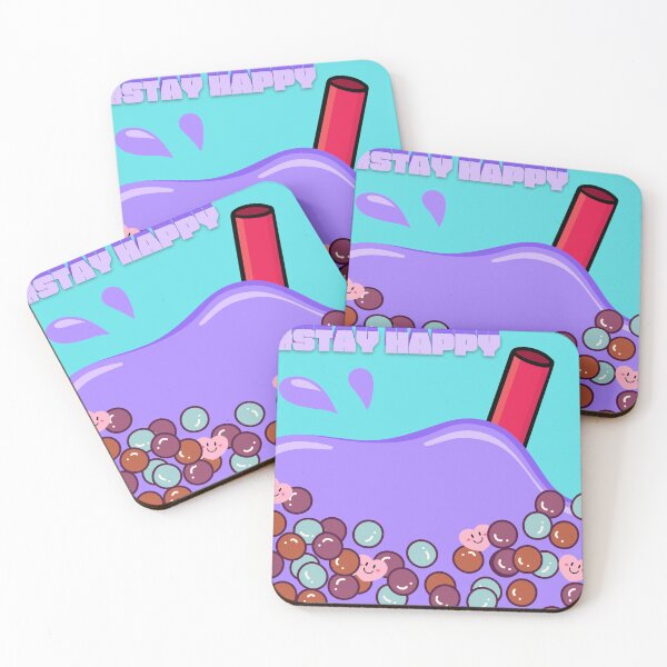 Item preview, Taro Milktea Stay Happy designed and sold by peachmilkytea.