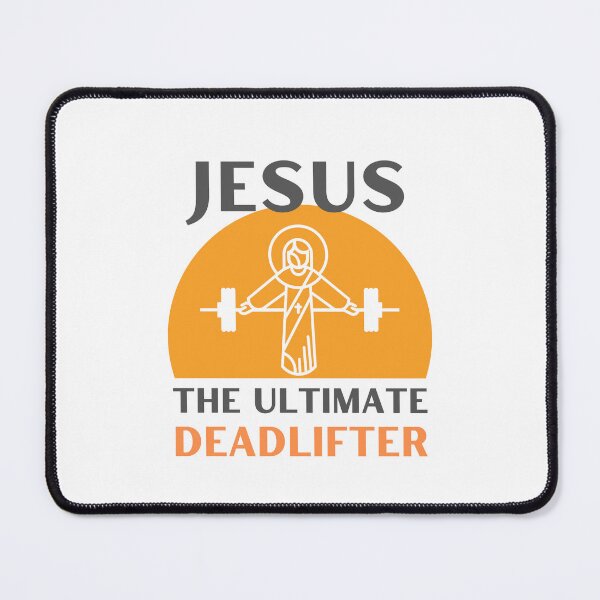 Item preview, Jesus The Ultimate Deadlifter | Weightlifter & Bodybuilder design designed and sold by appareltolove.