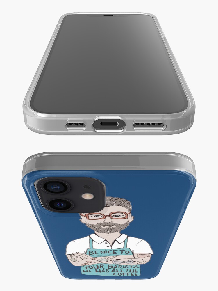 Alternate view of Be Nice To Your Barista iPhone Case & Cover