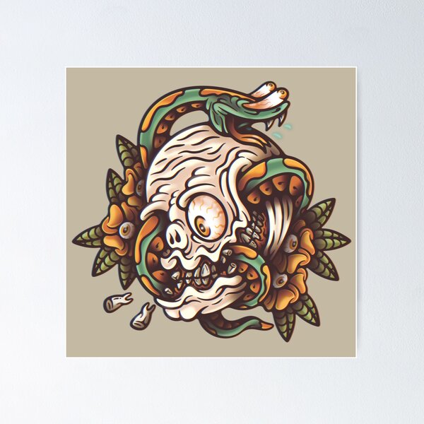Item preview, Snake in the Eyehole designed and sold by FreshDecay.