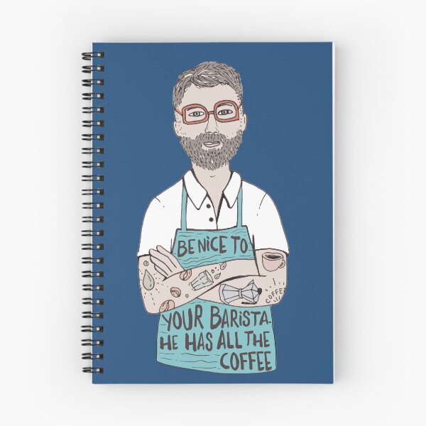 Item preview, Be Nice To Your Barista designed and sold by Miruna Illustration.
