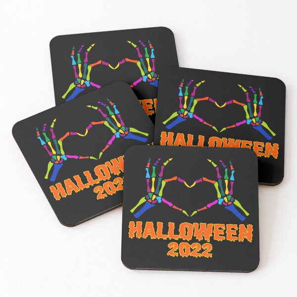 Item preview, Cute Skeleton Love Sign Colorful Bones Halloween 2022 designed and sold by HoneyHue.