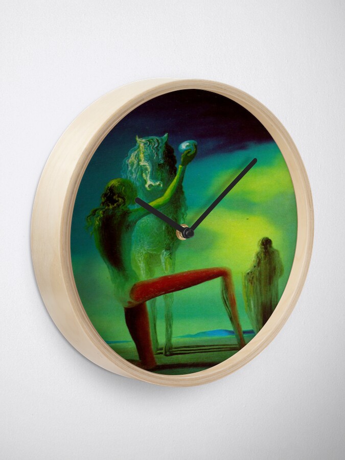 pintura del reloj de dali