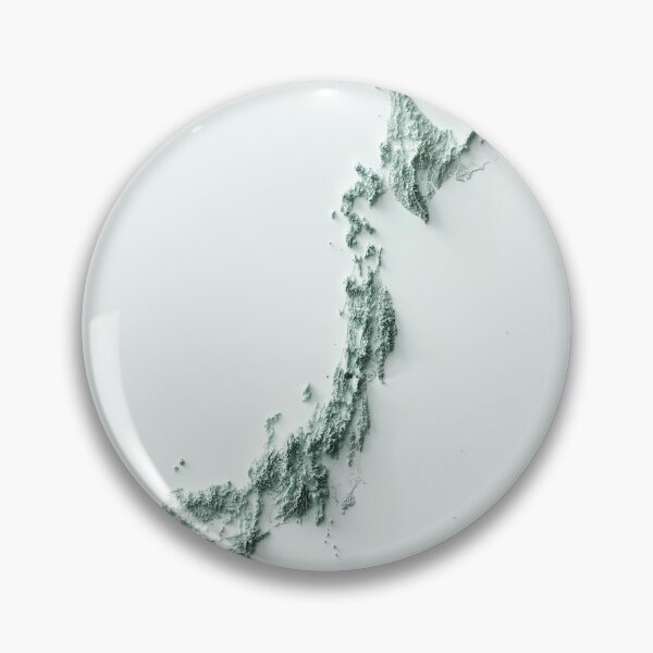Item preview, Relief Map of Japan 3D digitally-rendered designed and sold by ThinkAboutMaps.