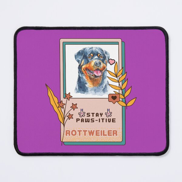Item preview, Rottweiler Watercolor Drawing Dog Breed | Stay Paws-itive Dog Series -65 designed and sold by PetinHeart.