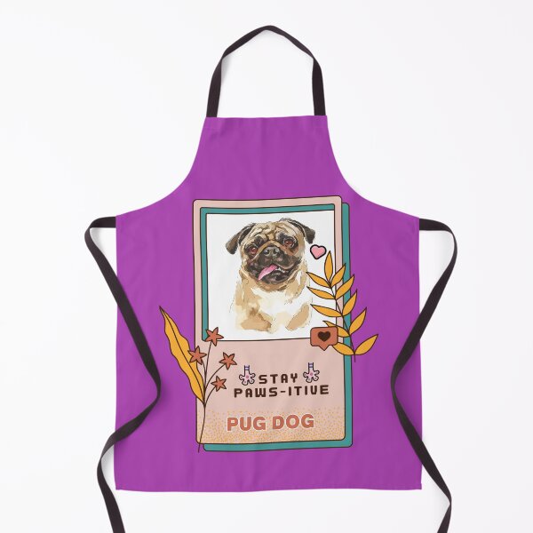 Item preview, Pug Watercolor Drawing Dog Breed | Stay Paws-itive Dog Series -75 designed and sold by PetinHeart.