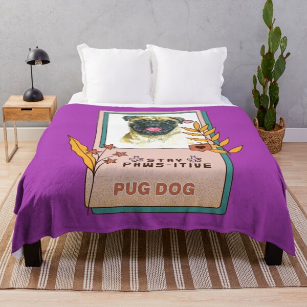 Item preview, Pug Watercolor Drawing Dog Breed | Stay Paws-itive Dog Series -82 designed and sold by PetinHeart.