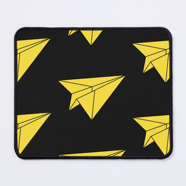 Item preview, Cute Aesthetic Yellow Paper Airplane Design designed and sold by Dr3amsInInk.