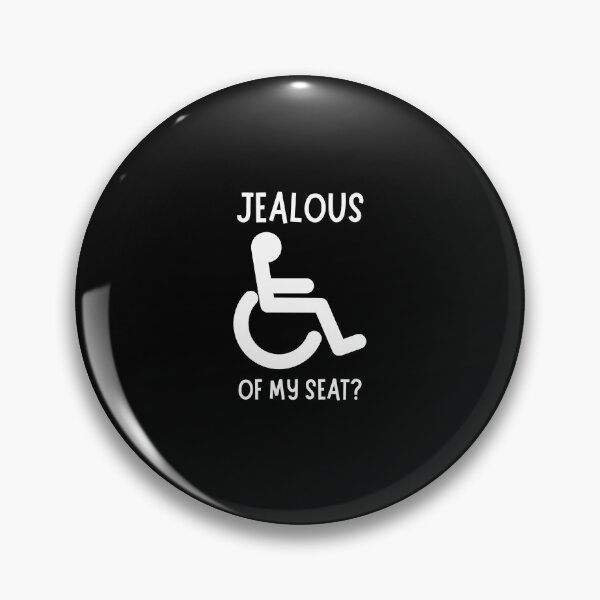 Item preview, 	chistes en silla de ruedas designed and sold by RandilJay.