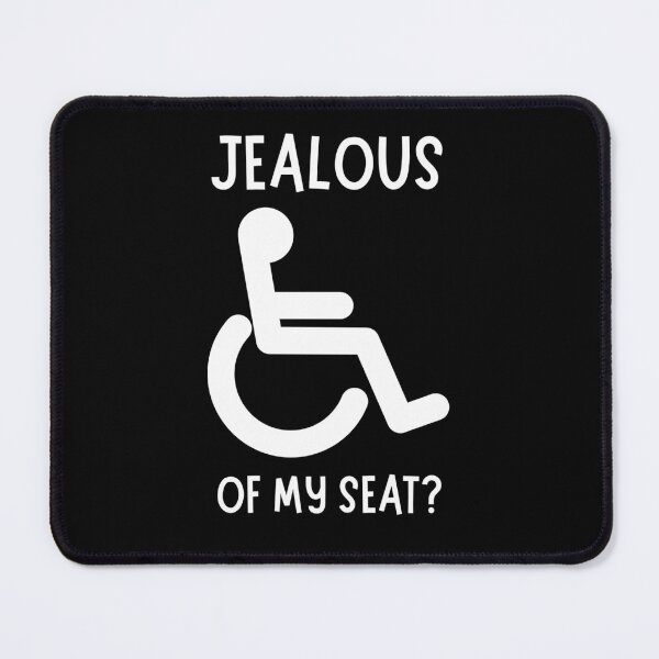Item preview, 	chistes en silla de ruedas designed and sold by RandilJay.