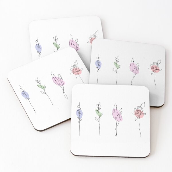 Item preview, Flower pack of 4 designed and sold by the-al-foil.