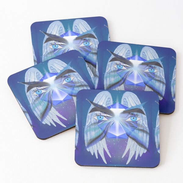 Item preview, Of Sacred Space - Butterfly Blueyes Veil with Angel Wings designed and sold by ttsayt1earth.