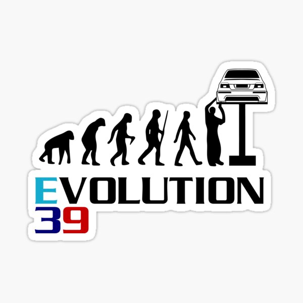 E39 Evolution Car guy Sticker