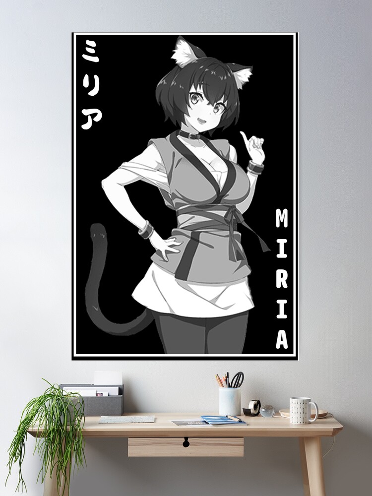 Rutina ルティナ, Isekai Meikyuu De Harem Wo Art Board Print for Sale by  B-love