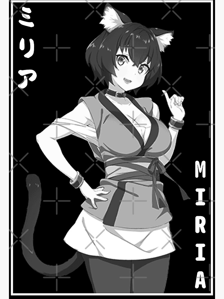 Miria ミリア, Isekai Meikyuu De Harem Wo Sticker for Sale by B-love