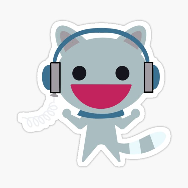 "yakuza karaoke cat (hitonyan)" Sticker for Sale by hitonyan Redbubble