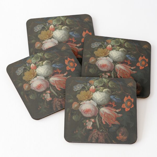 Item preview, A Hanging Bouquet of Flowers - Abraham Mignon Painting designed and sold by maxberube.