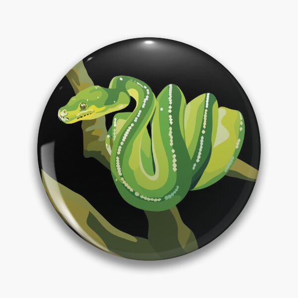 Item preview, Green Tree Python - Digital Art designed and sold by TLGdrawings.