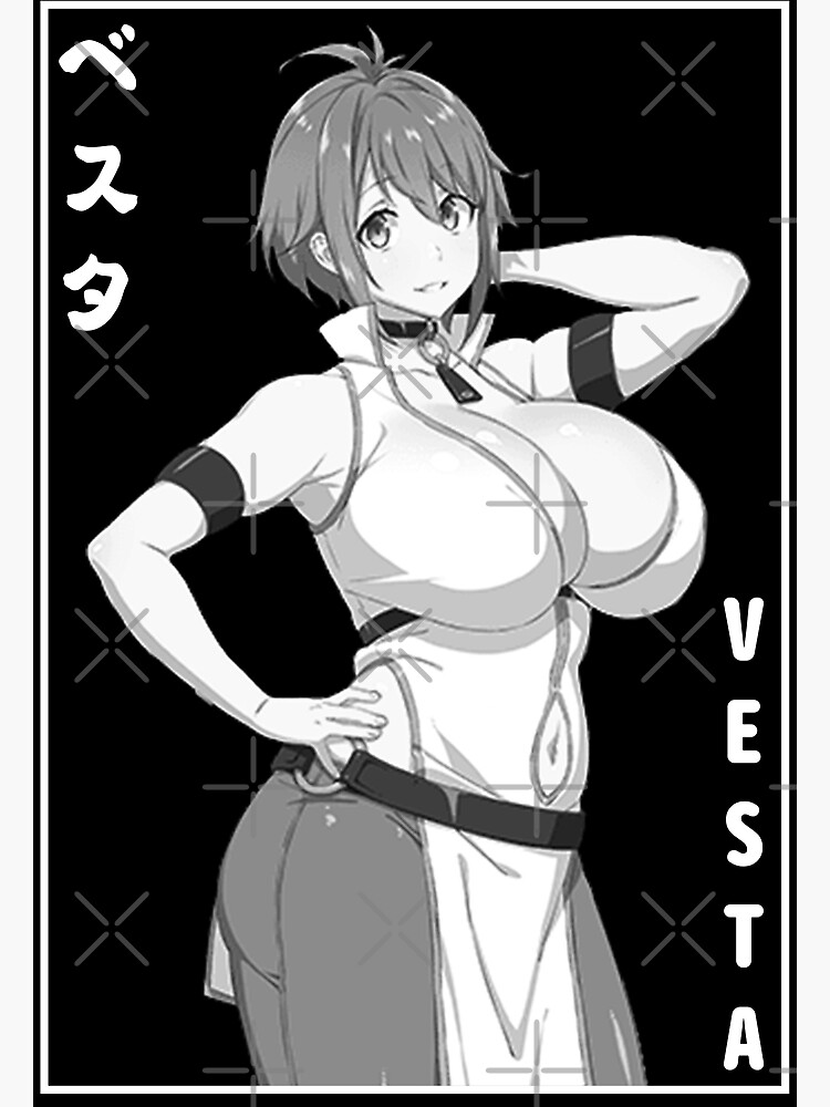 Vesta ベスタ, Isekai Meikyuu De Harem Wo Art Print for Sale by B-love