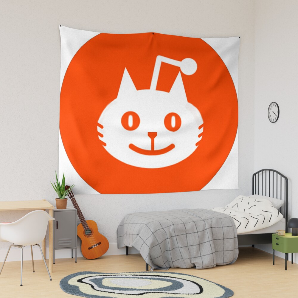 Cat Games Reddit Icon Tapestry for Sale by baconmaster2890
