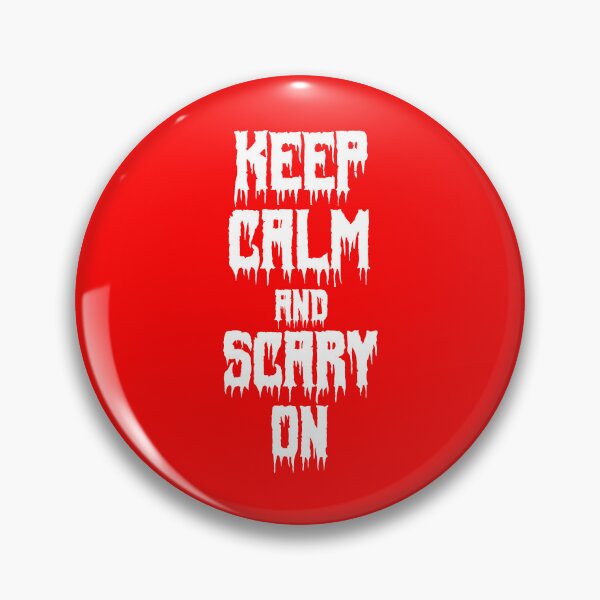 Item preview, Keep Calm And Scary On. Halloween Quote, Halloween Theme, Spooky Vibes designed and sold by DesignHouse07.
