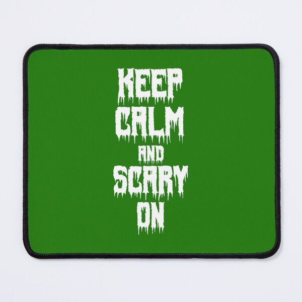 Item preview, Keep Calm And Scary On. Halloween Quote, Halloween Theme, Spooky Vibes designed and sold by DesignHouse07.