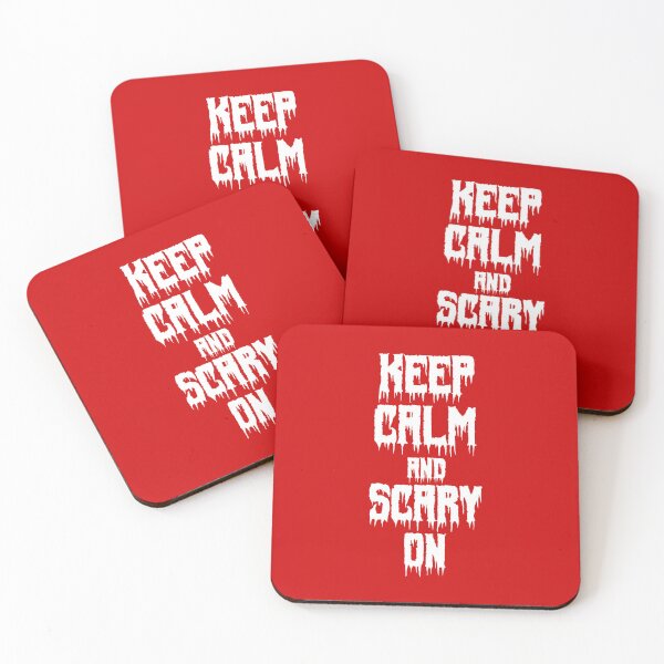 Item preview, Keep Calm And Scary On. Halloween Quote, Halloween Theme, Spooky Vibes designed and sold by DesignHouse07.