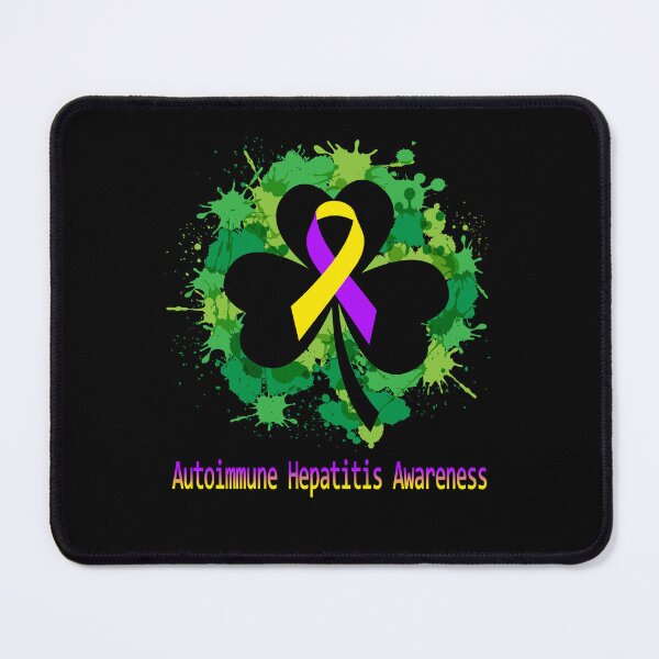 Item preview, Autoimmune Hepatitis Awareness Clover Ribbon Happy Patricks Day Support Autoimmune Hepatitis Warrior Gifts designed and sold by Tammyilaria.