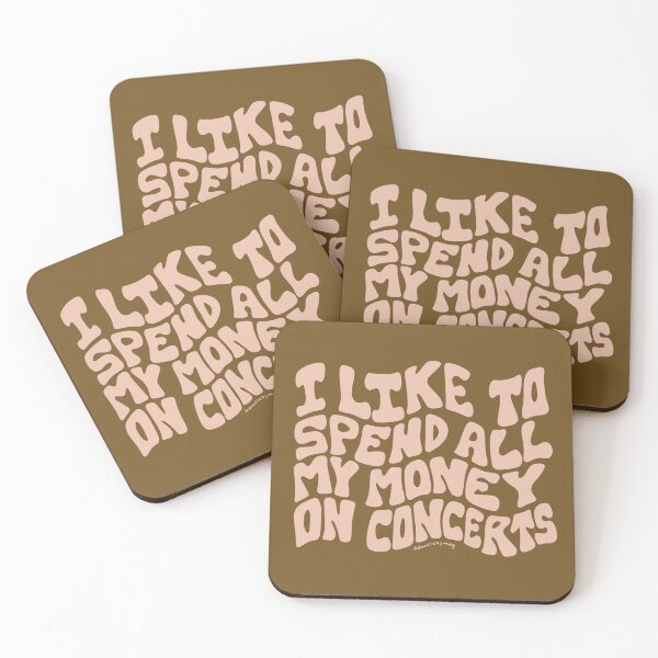 Item preview, I Spend All My Money on Concerts designed and sold by doodlebymeg.