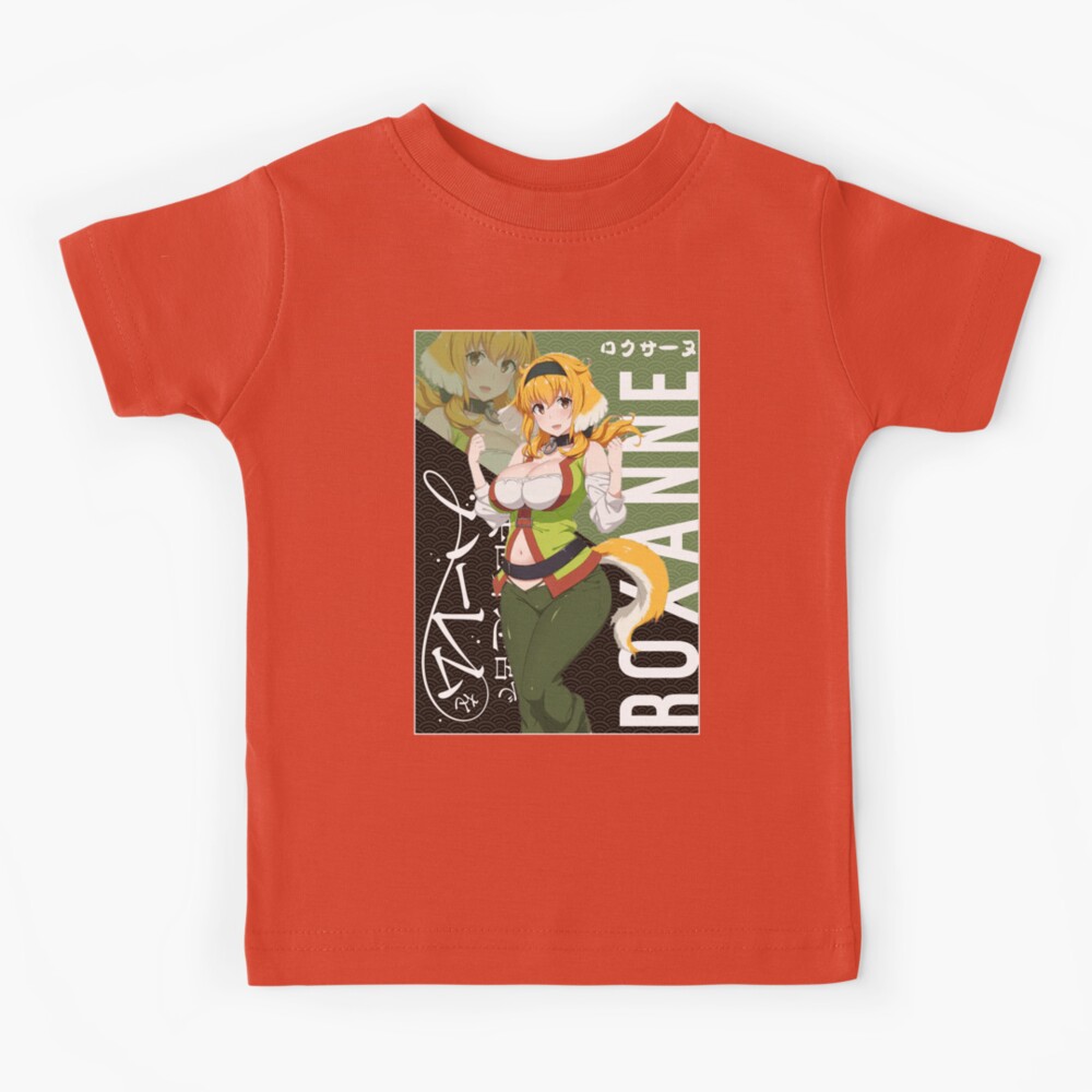 Roxanne ロクサーヌ | Isekai Meikyuu De Harem Wo | Kids T-Shirt