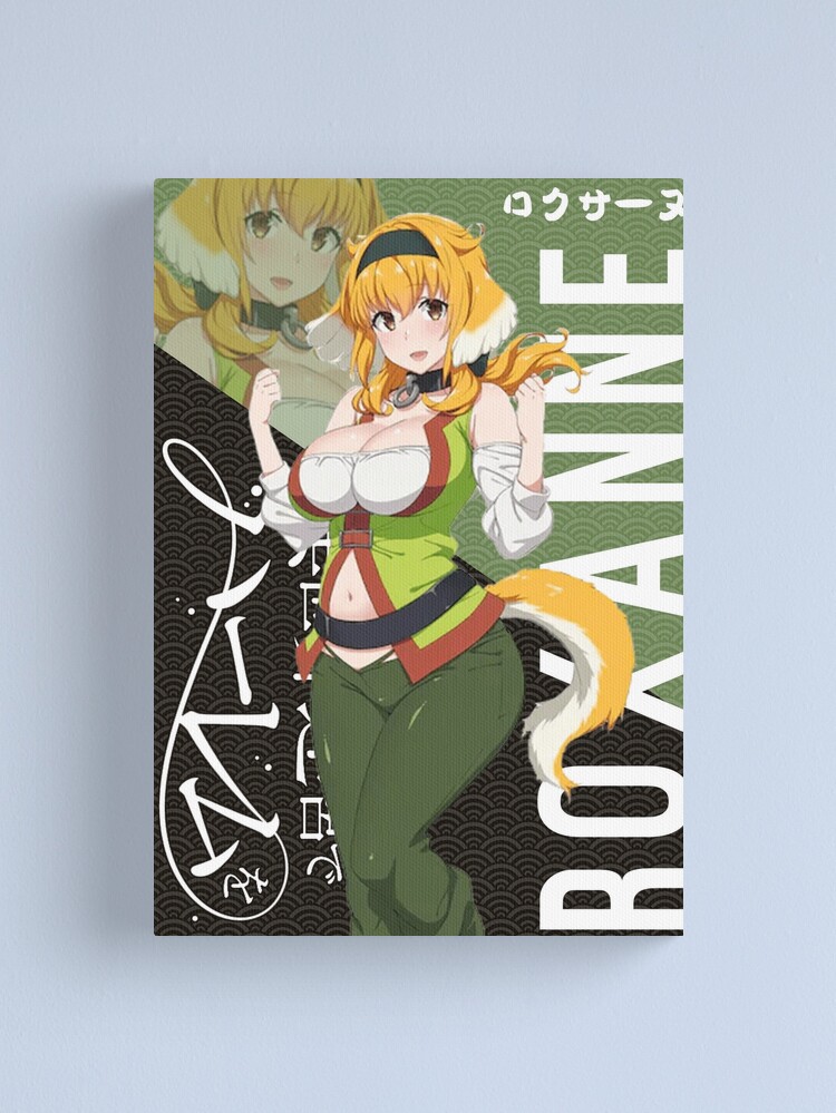 Roxanne ロクサーヌ, Isekai Meikyuu De Harem Wo Art Board Print for Sale by  B-love